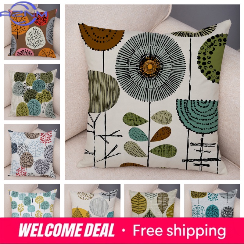 Home Art Textiles - Abstract Art Cushion Cover Decorative Geometric