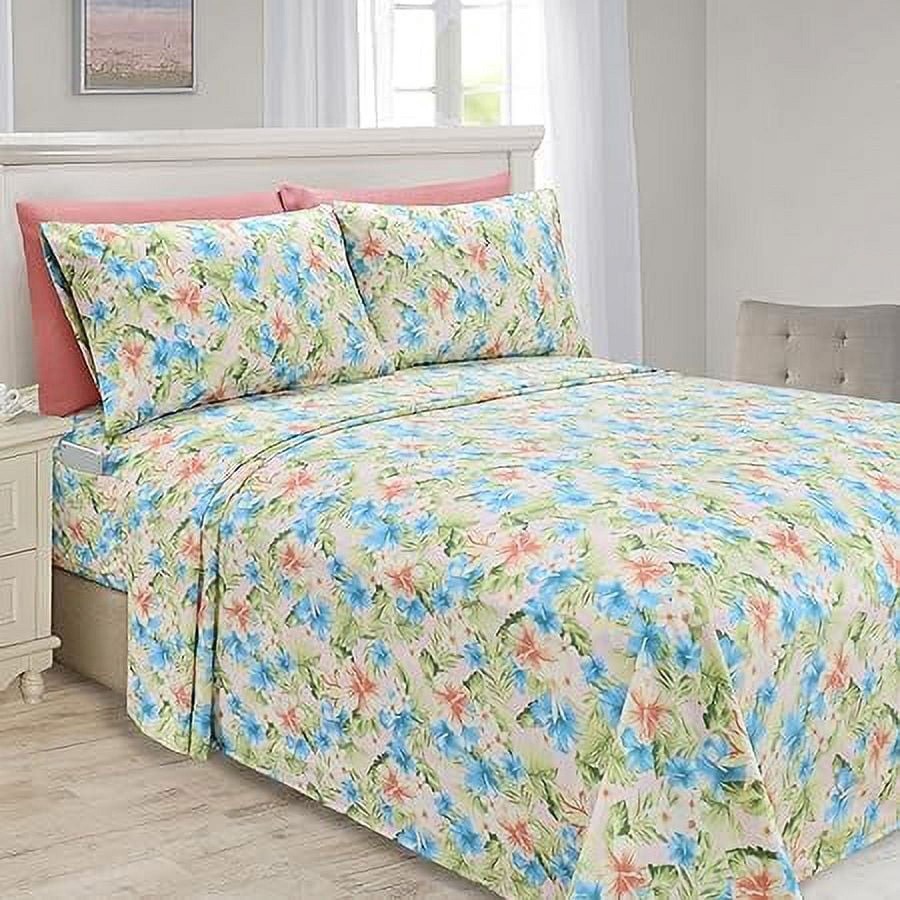 Bed Sheet Microfiber - Soft Bed Sheets Cardinal Pattern -