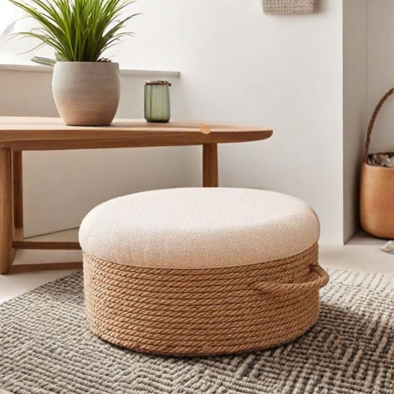 Hemp Rope Woven Meditation Cus - Floor Cushion Pouf recensie en prijs