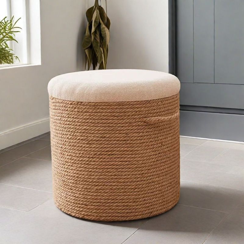 Hemp Rope Woven Meditation Cus - Floor Cushion Pouf recensie en prijs
