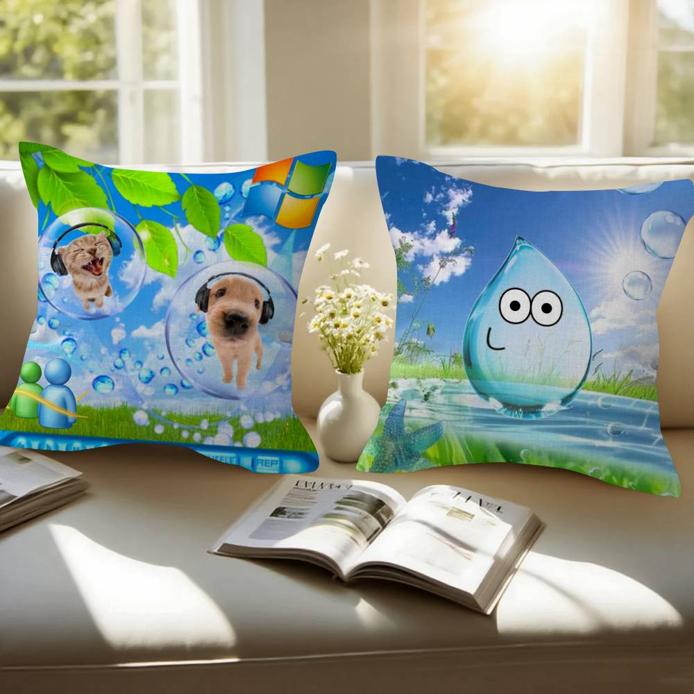 Frutiger Aero Art cushion  Pil - Home Art Textiles recensie en prijs