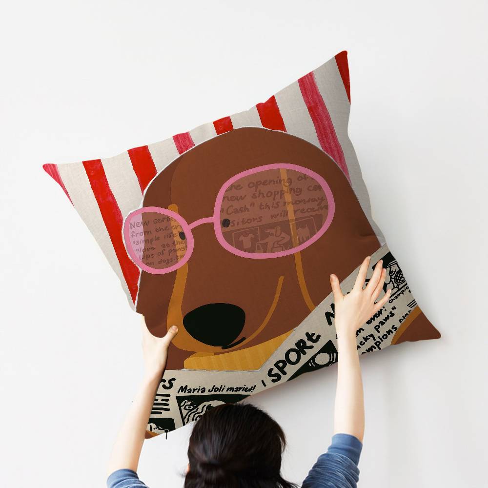 Sausage Dog Dachshund cute Pil - Home Textiles And Furnishing recensie en prijs