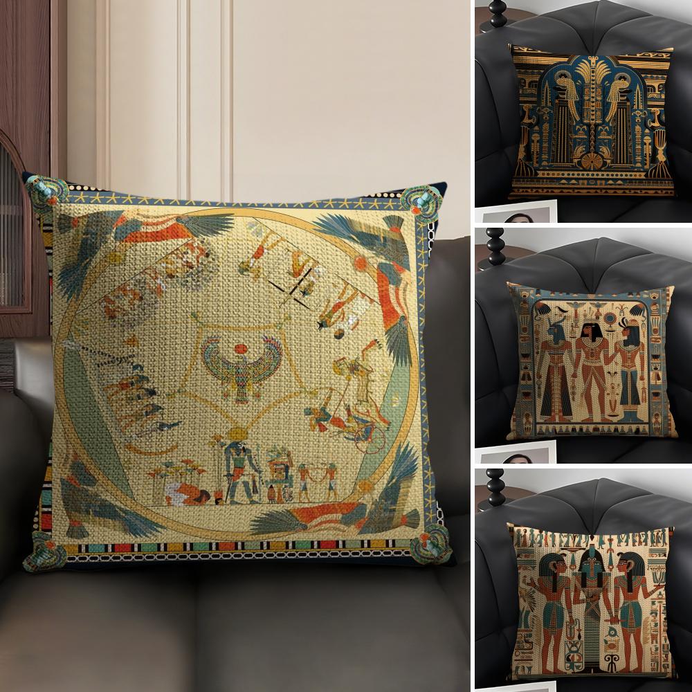 Egypt Pharaoh Pattern Pillow C - Home Textiles Egypt recensie en prijs