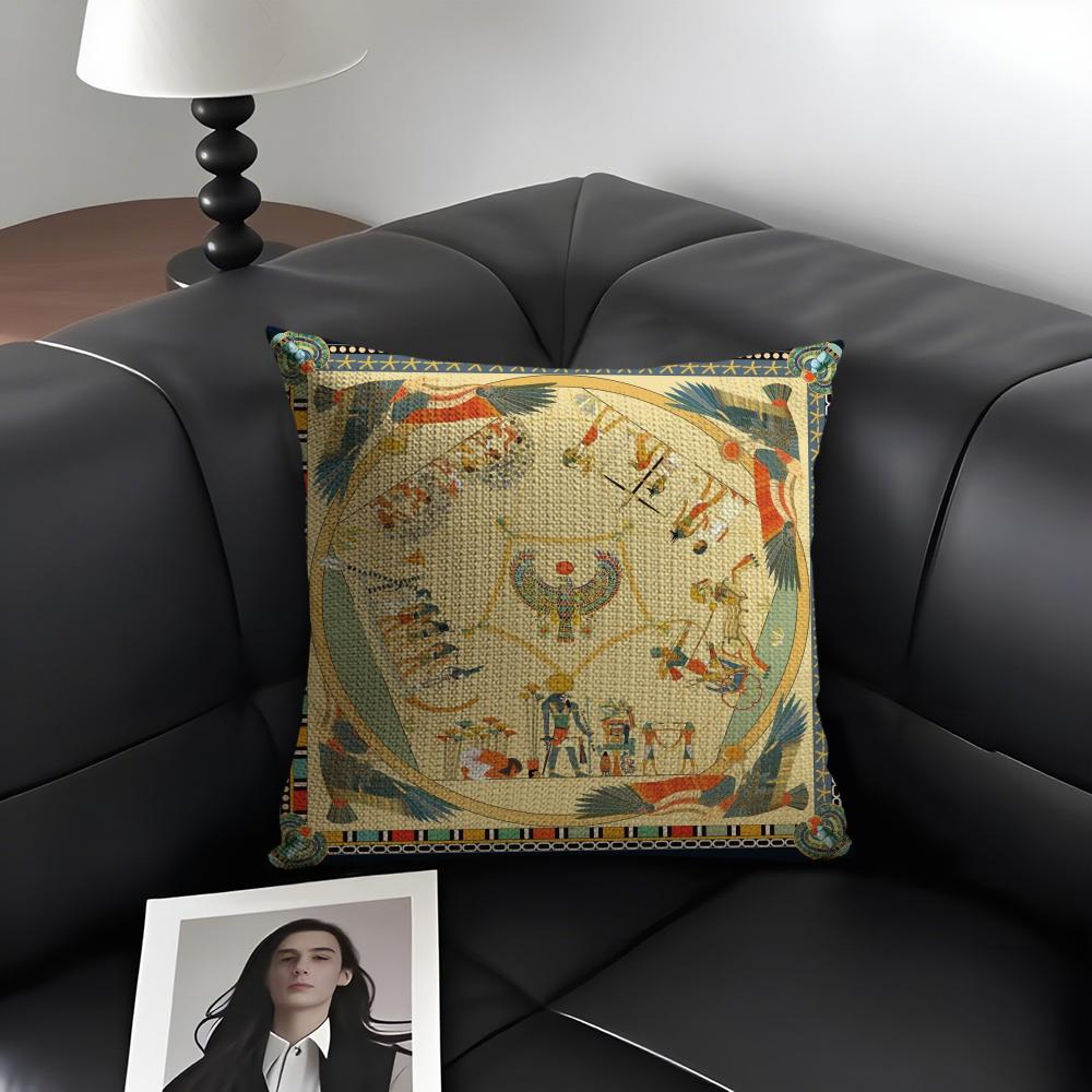 Egypt Pharaoh Pattern Pillow C - Home Textiles Egypt recensie en prijs