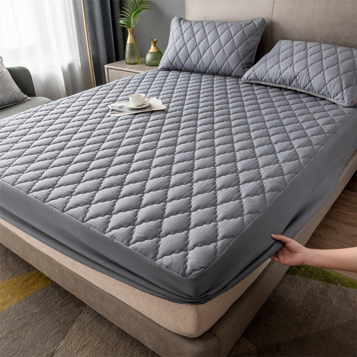 Learned- Waterproof Fitted Bed - Bed Sheet Microfiber recensie en prijs