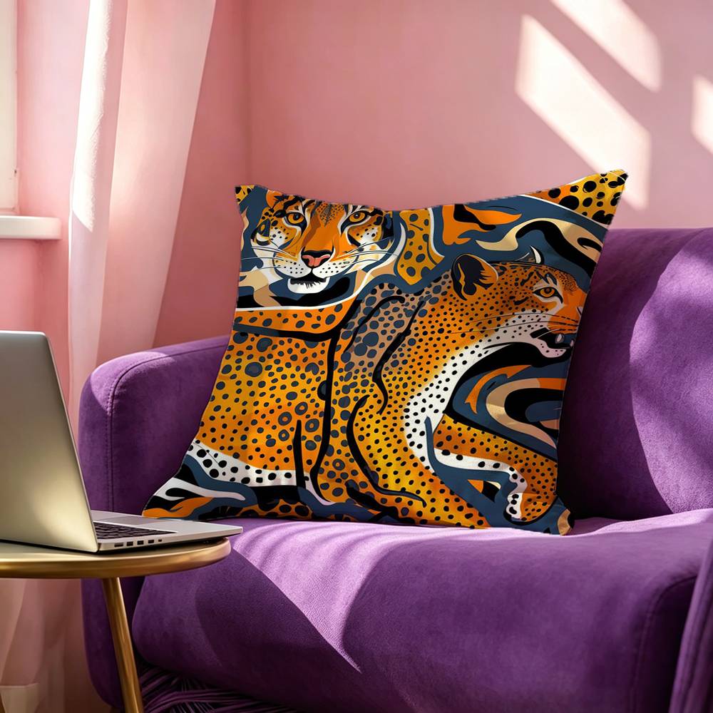 Egypt Colorful Abstract Tiger  - Home Textiles Egypt recensie en prijs