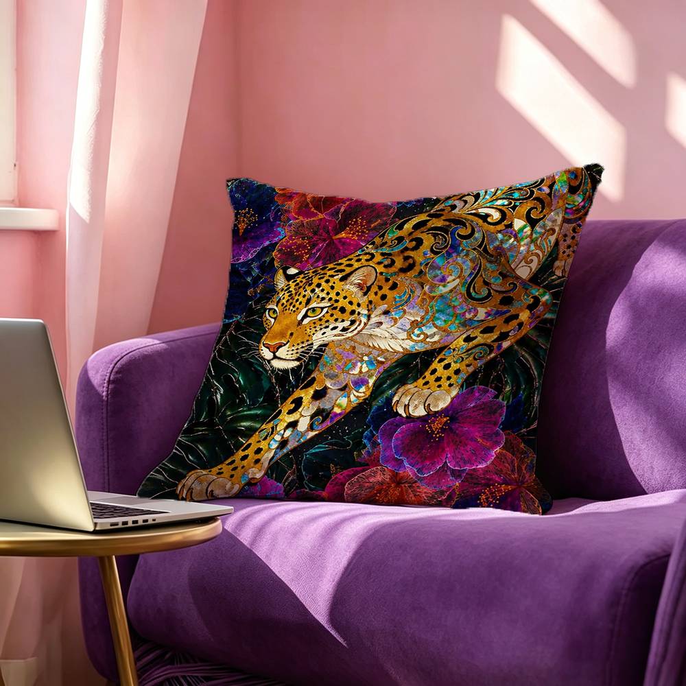 Egypt Colorful Abstract Tiger  - Home Textiles Egypt recensie en prijs