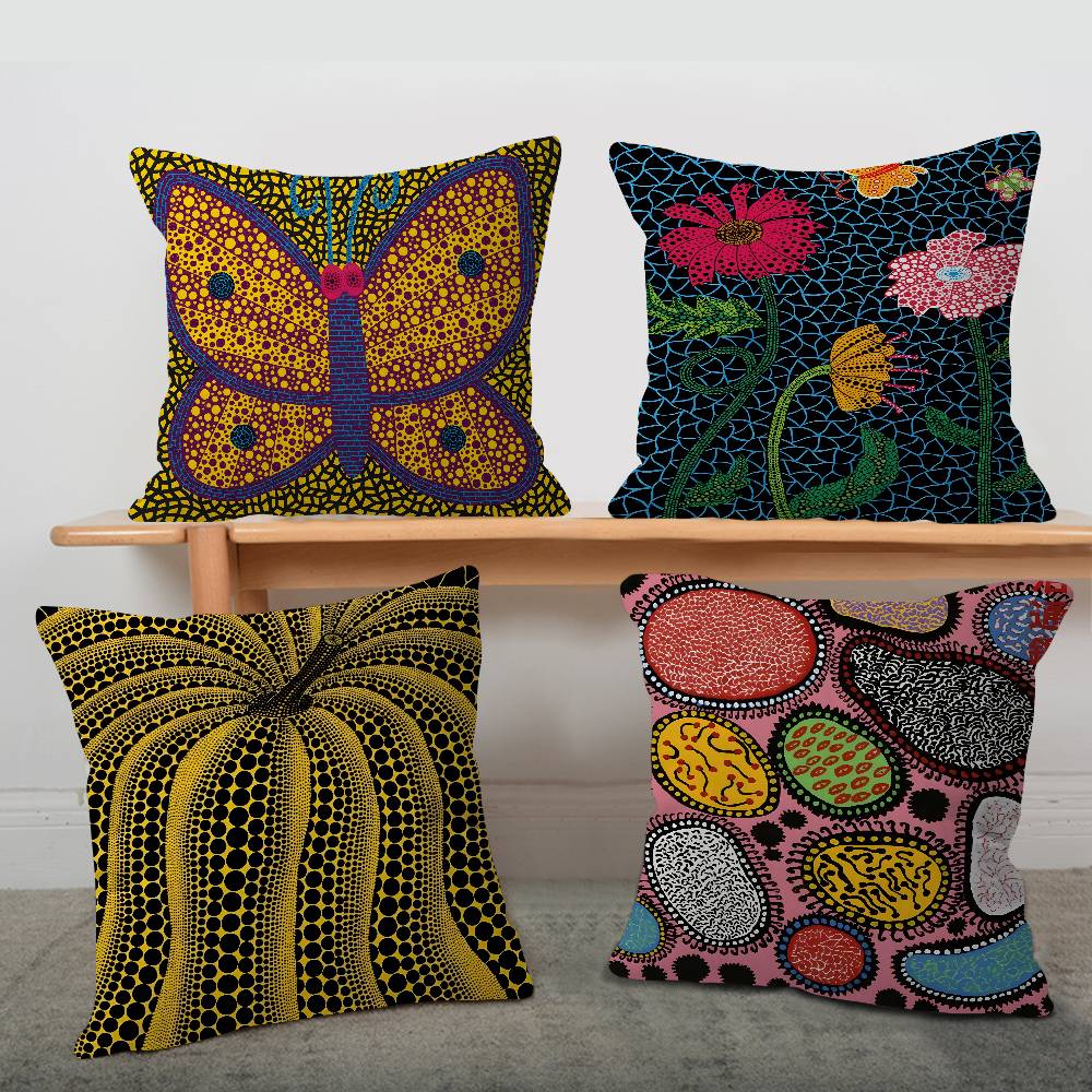 k-Kusama y-Yayoi Art Pillow Co - Home Art Textiles recensie en prijs