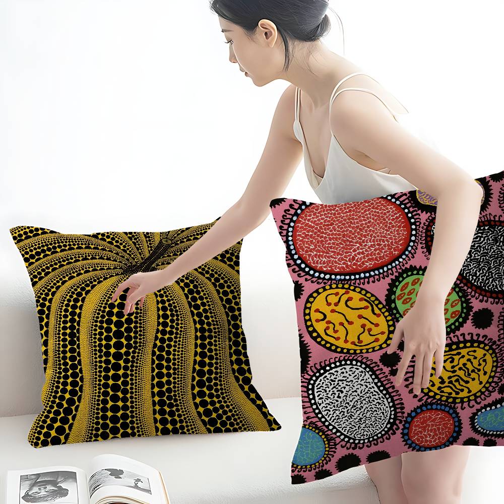 k-Kusama y-Yayoi Art Pillow Co - Home Art Textiles recensie en prijs