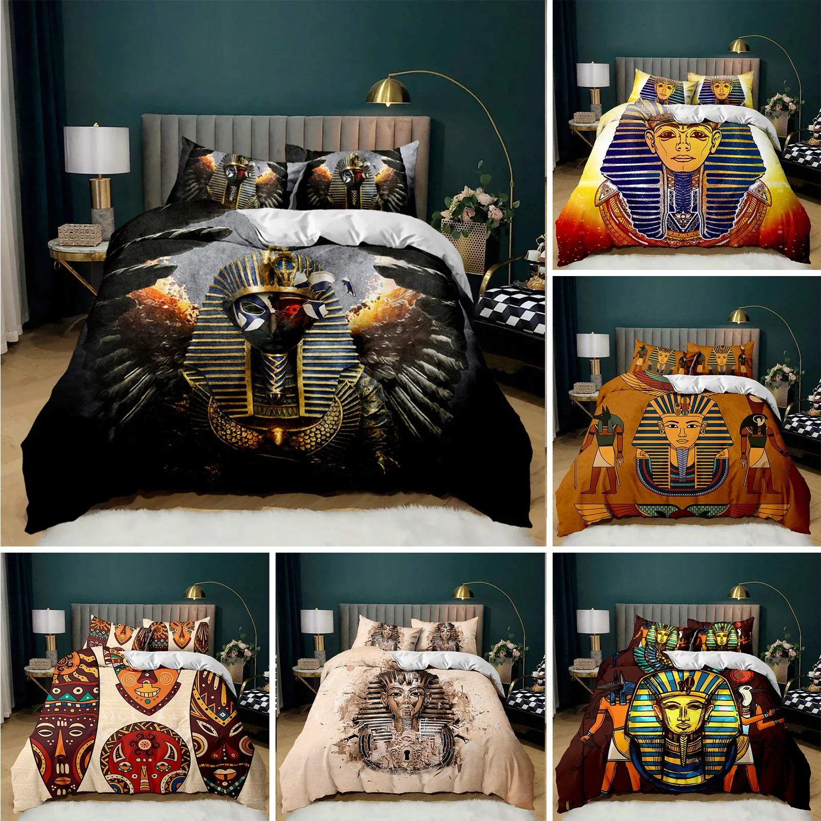 Pharaoh 3D Ancient Egypt Tribe - Home Textiles Egypt recensie en prijs