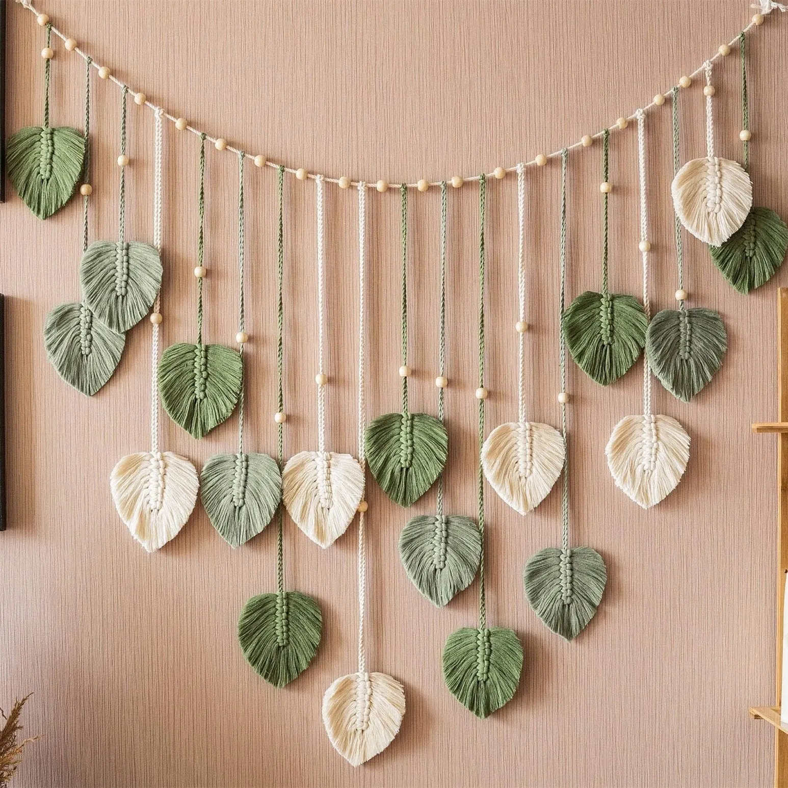 1 Pc Green Leaves Garland, Mac - Home Art Textiles recensie en prijs