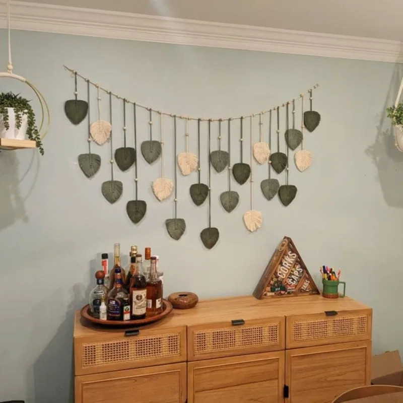 1 Pc Green Leaves Garland, Mac - Home Art Textiles recensie en prijs