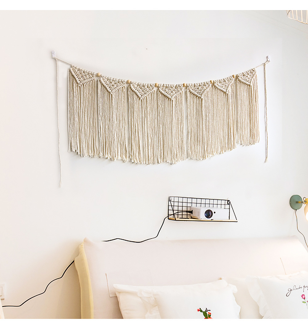 2Pcs Boho Macrame Handmade Wov - Home Art Textiles recensie en prijs