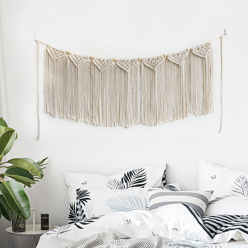 2Pcs Boho Macrame Handmade Wov - Home Art Textiles recensie en prijs
