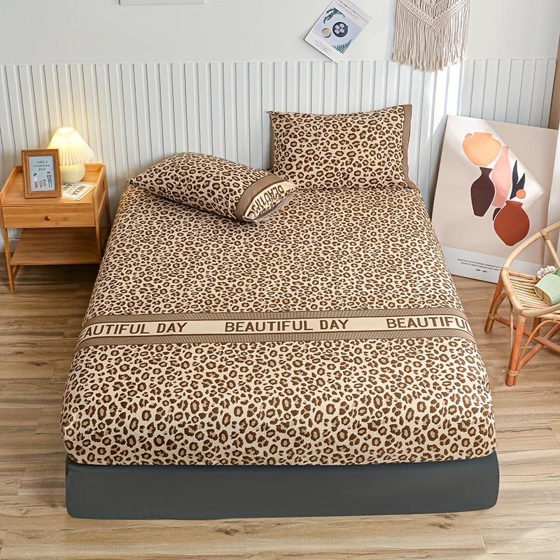 Vintage Leopard Print Fitted S - Bed Sheet Microfiber recensie en prijs