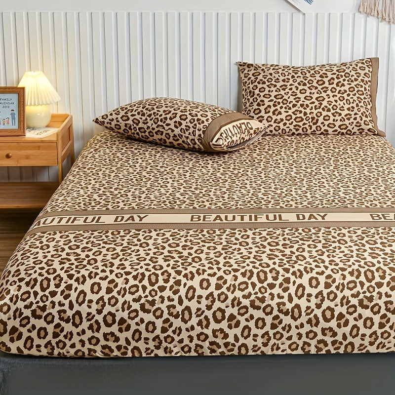 Vintage Leopard Print Fitted S - Bed Sheet Microfiber recensie en prijs