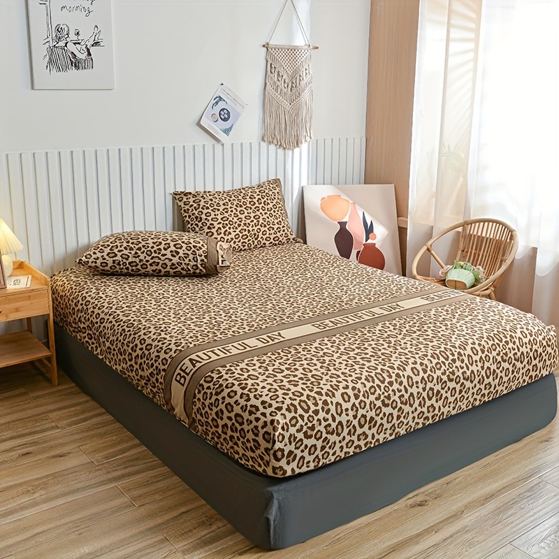 Vintage Leopard Print Fitted S - Bed Sheet Microfiber recensie en prijs