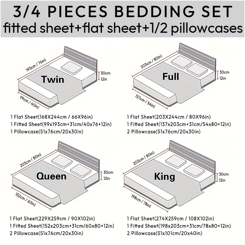 3/4pcs 2000TC Ultra-Soft Micro - Bed Sheet Microfiber recensie en prijs