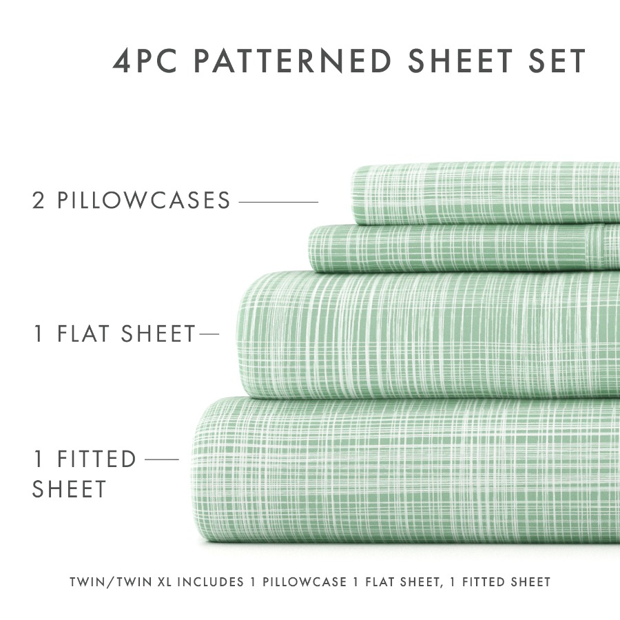4 Piece Pattern Microfiber Bed - Bed Sheet Microfiber recensie en prijs