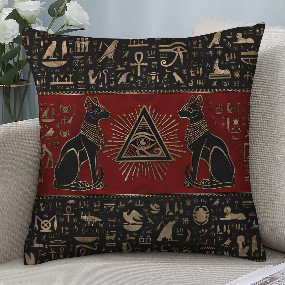 Ancient Egypt Anubis Pillow Ca - Home Textiles Egypt recensie en prijs