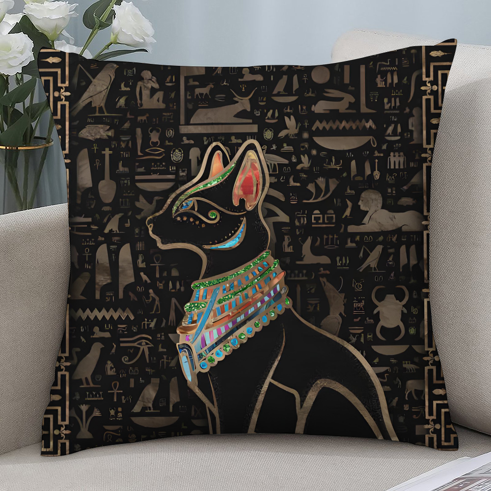 Ancient Egypt Anubis Pillow Ca - Home Textiles Egypt recensie en prijs