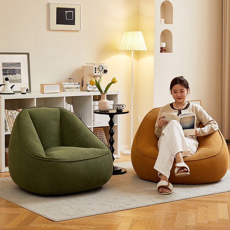 Single Bean Bag Sofa Living Ro - Floor Cushion Pouf recensie en prijs