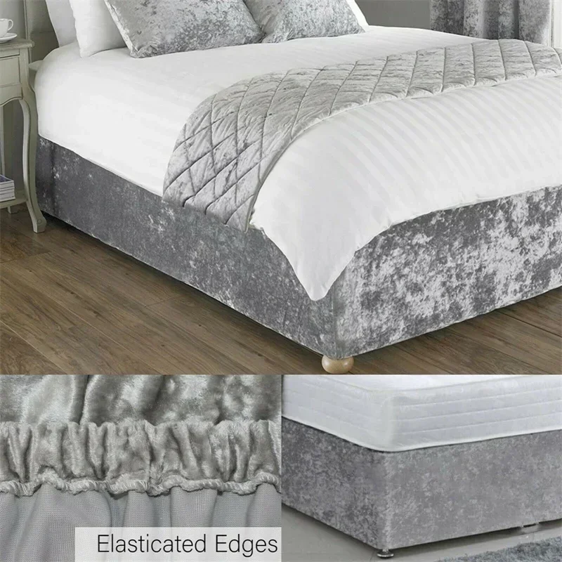 4 Sides Bed Skirt-Fit Jersey K - Bed Sheet Microfiber recensie en prijs