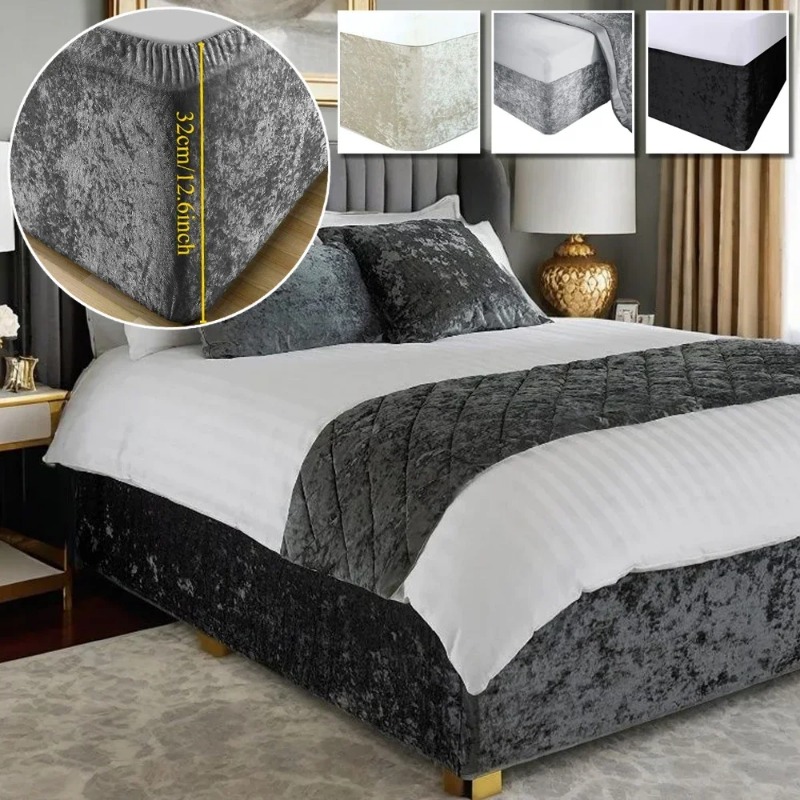4 Sides Bed Skirt-Fit Jersey K - Bed Sheet Microfiber recensie en prijs