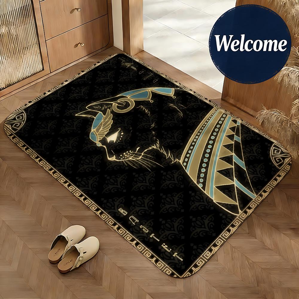 Soft Flannel Floor Mat Art Egy - Home Textiles Egypt recensie en prijs