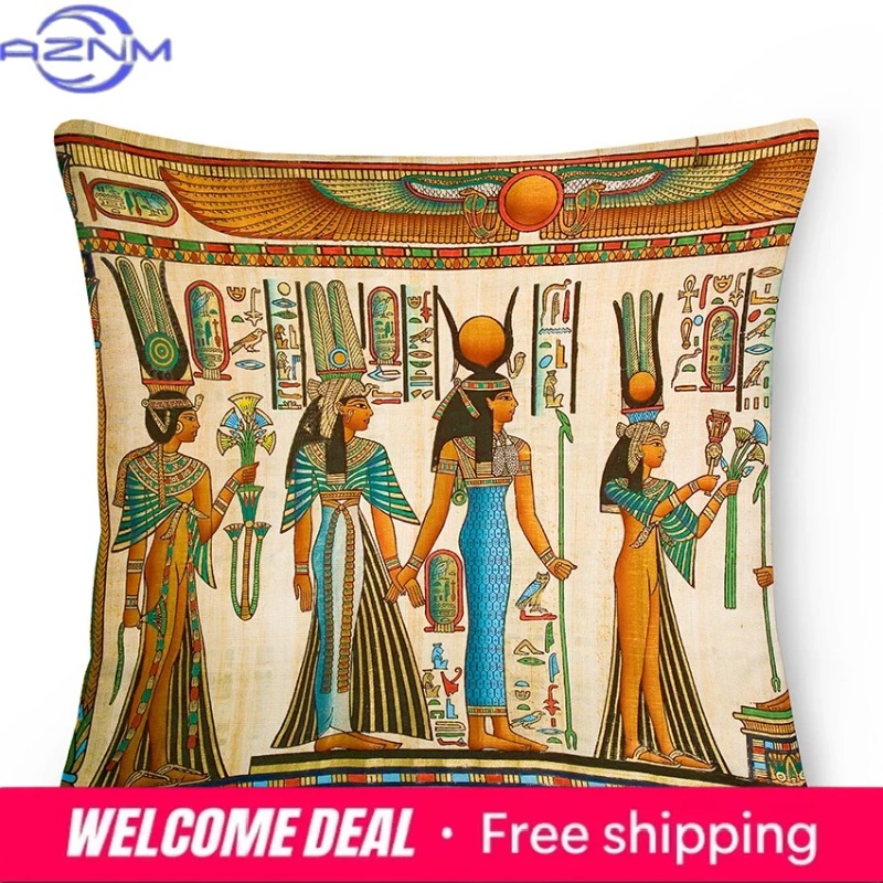 Egyptian Cushion Cover Ancient - Home Textiles Egypt recensie en prijs