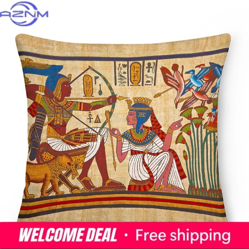 Egyptian Cushion Cover Ancient - Home Textiles Egypt recensie en prijs